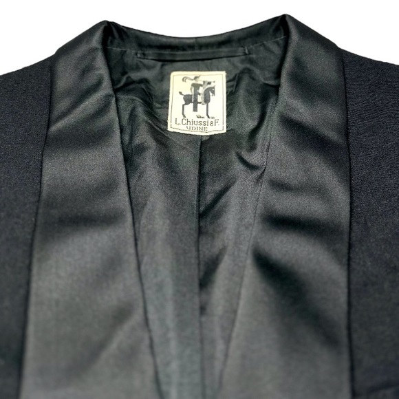 RARE Vintage Italian Custom Tailored L. Chiussi & F. Udine Suit Jacket M - Picture 3 of 5